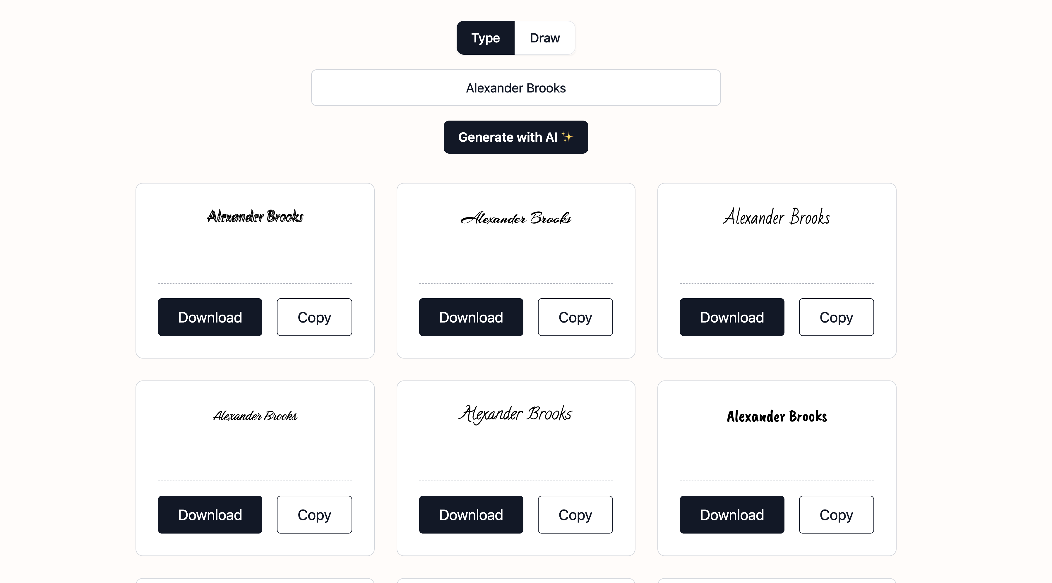 Free AI Signature Generator