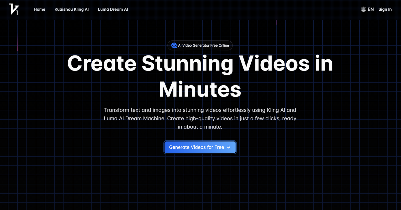 Vidful.ai landing page