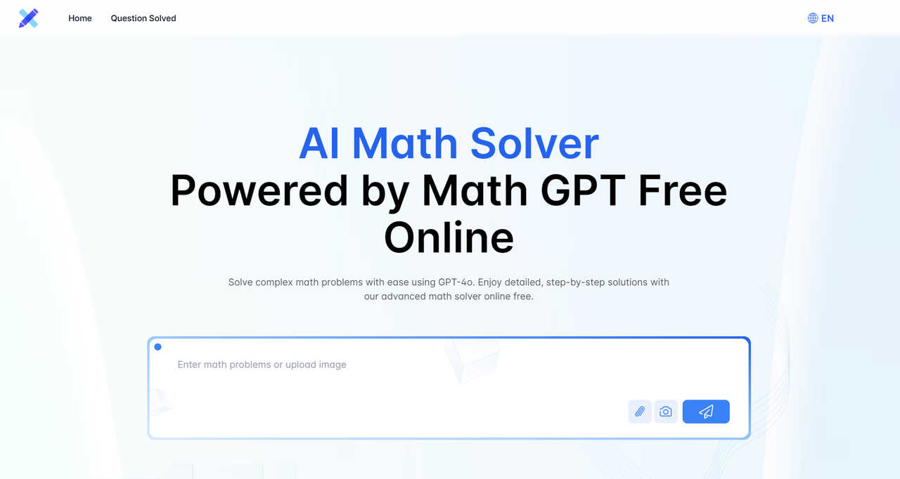 AI Math Solver Powered by Math GPT Free Online