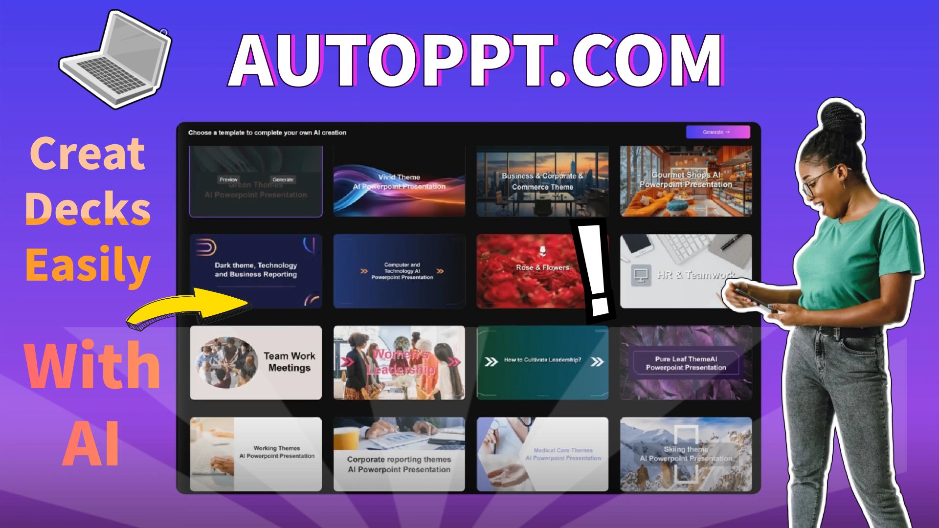 autoppt landing page